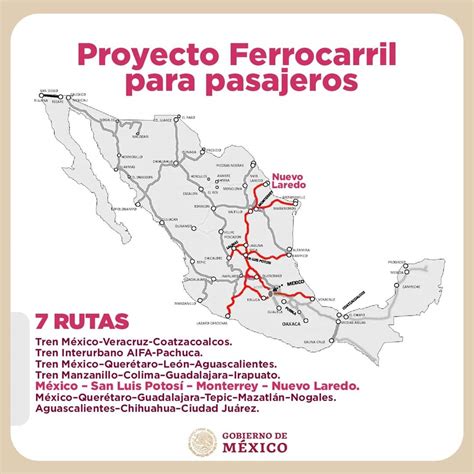 Nuevo Laredo To Mexico City Passenger Train Route Proposed