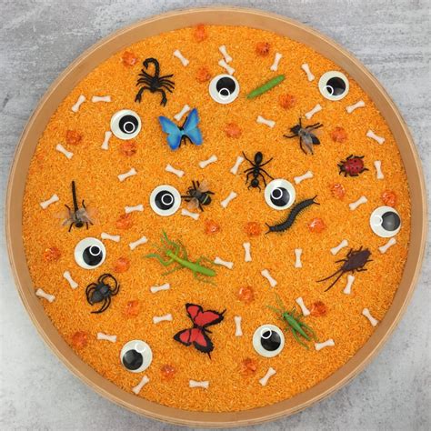 Halloween Sensory Tray The Maternal Hobbyist