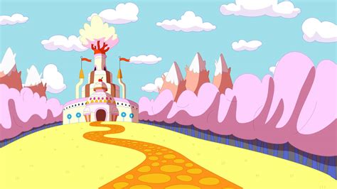 Adventure Time Candy Kingdom Background/Wallpaper by vasartss on DeviantArt