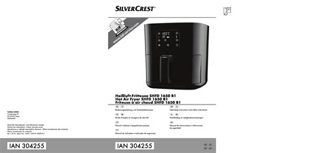 Manual De Uso SilverCrest IAN 304255 Freidora