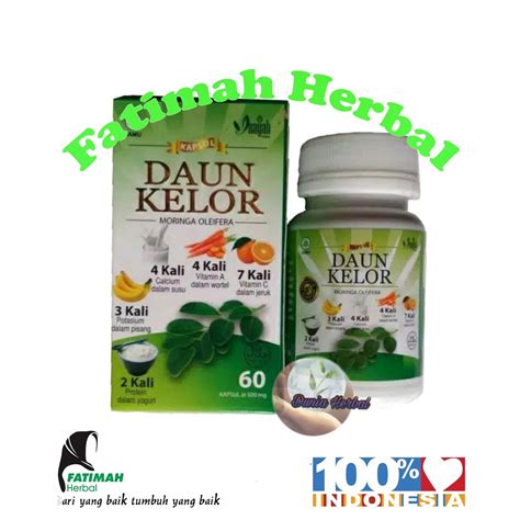 Jual Kapsul Daun Kelor Inayah Herbal Kapsul Shopee Indonesia