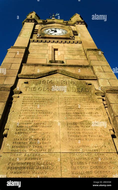 Little Harwood War Memorial Whalley Old Road Blackburn Stock Photo