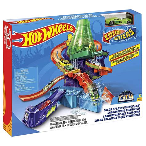 Pista Hot Wheels Color Shifters Laboratorio Científico