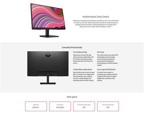 Hp V22i Fhd 1920×1080 215″ Monitor จอคอมพิวเตอร์ 215 นิ้ว ของแท้