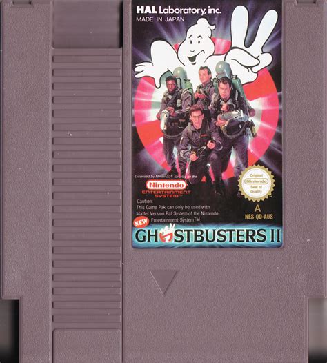 New Ghostbusters Ii 1990 Nes Box Cover Art Mobygames