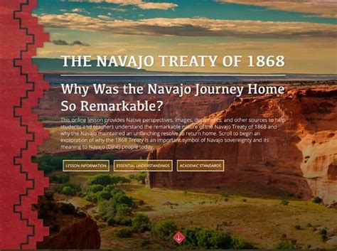 The Navajo Treaty of 1868: Why Was the Navajo Journey Home So ...