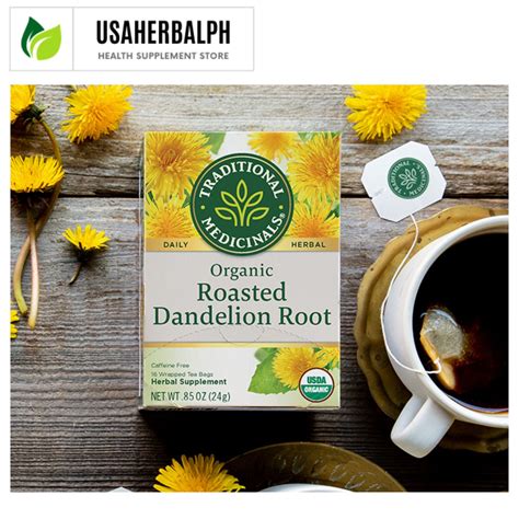 Traditional Medicinals Organic Roasted Dandelion Root Caffeine Free