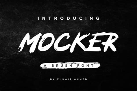 Mocker Font | dafont.com