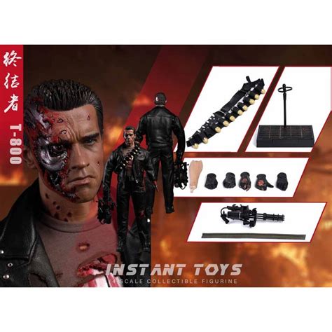 INSTANT TOYS 1 4 魔鬼終結者 Terminator T 800 T800 非 HOT TOYS 蝦皮購物