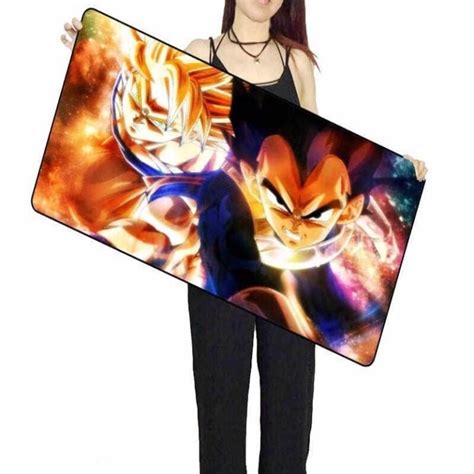 Dbz Furious Super Saiyan Goku And Vegeta Gaming Mouse Pad Saiyan Stuff