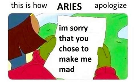 50 Best Aries Memes That Describe This Zodiac Sign Artofit