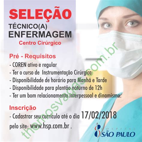 Vaga De Emprego Para Tecnico De Enfermagem Hemodialise Em Barueri Sp