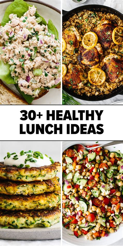 30+ Healthy Lunch Ideas | Lunch recipes healthy, Healthy lunch, Easy healthy lunches