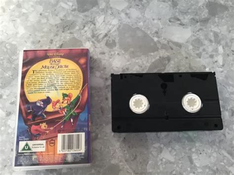 Basil The Great Mouse Detective Walt Disney Classics Pal Vhs Video