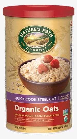 Quick Cook Steel Cut Oats Nature S Path Organic Oats Transparent PNG