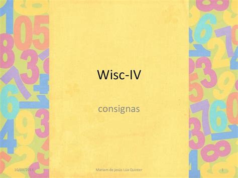 PDF Consignas Wisc IV DOKUMEN TIPS