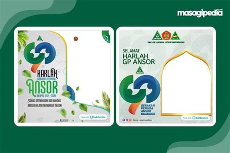 Twibbon Harlah Gp Ansor Yang Ke Tahun Desain Keren Dan