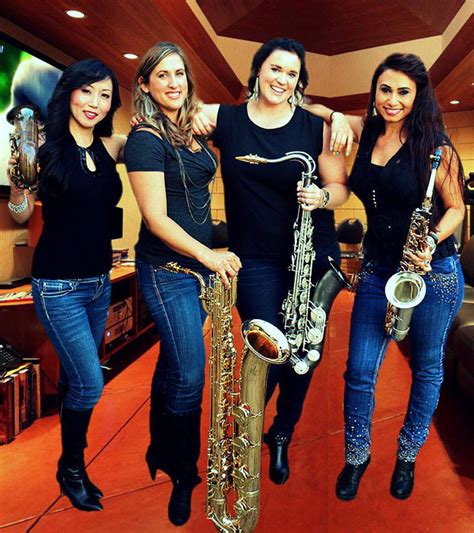 Hire Saxophone Quartet San Diego - Book All-Female Group | Scarlett ...