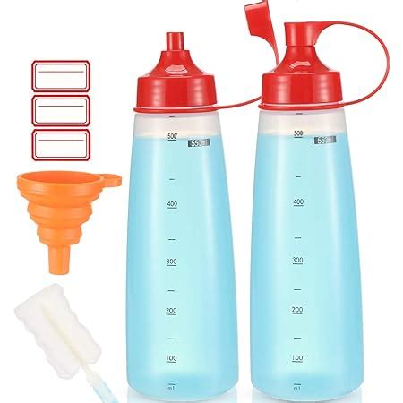 Amazon Pinnacle Mercantile Condiment Squeeze Bottles With Flip Top