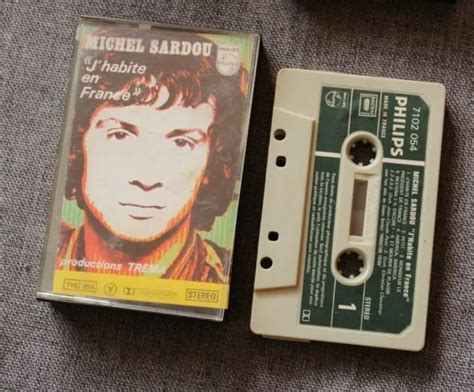 Michel Sardou J Habite En France K Audio Audio Tape Eur