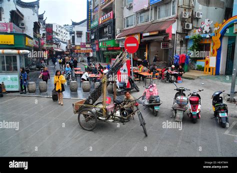 chinese motor scooters  res stock photography  images alamy