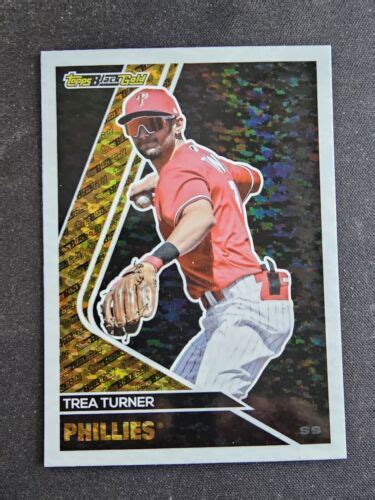 2023 Topps Update Black Gold Trea Turner Philadelphia Phillies BG 22 EBay