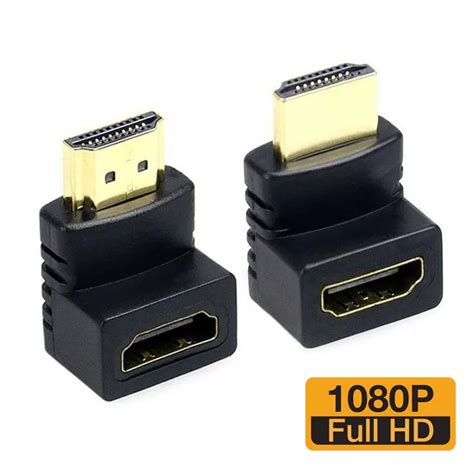 อะแดปเตอร์เชื่อมต่อ Hdmi มุมขวา 90 องศา Hdmi 270 องศา ตัวผู้ Th