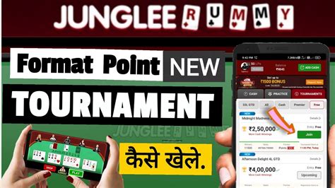 Junglee Rummy Points Tournament Kaise Khele Junglee Rummy Point Format