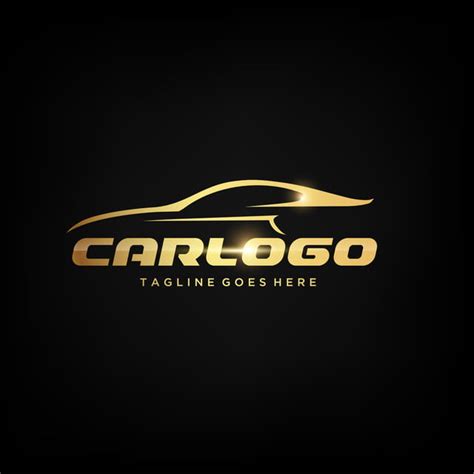 Gold Car Logo Design Template For Free Download On Pngtree