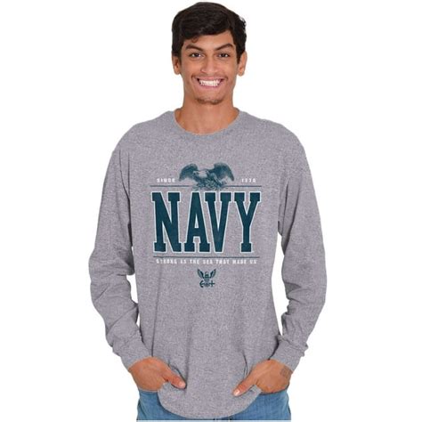 Usa Navy Strong As Sea That Made Us Long Sleeve Tshirt Men Women Brisco