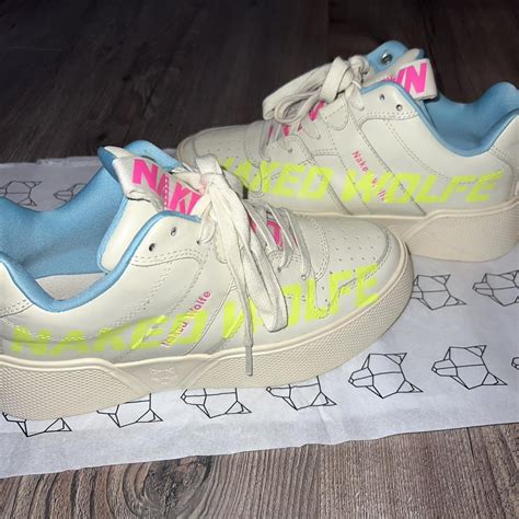 Naked Wolfe Pixie Logo Cloud Sneakers Us Size Depop