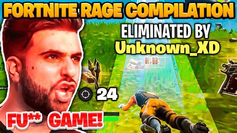 The Absolute Best Fortnite Rage Compilation Reaction Youtube