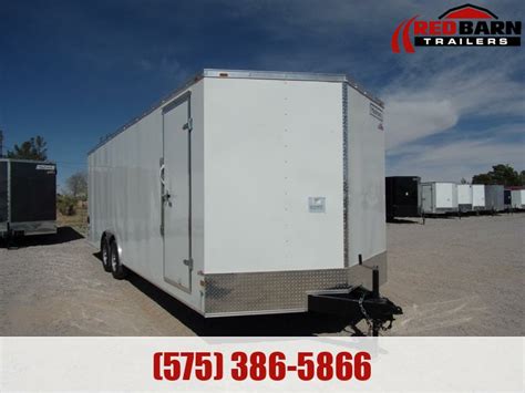 Haulmark X K White Rampdoor Height Cargo Enclosed Trailer