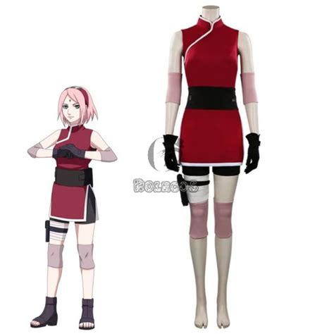 Naruto Sakura Haruno Cosplay Costume