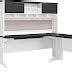 White Corner Desk: White Corner Desk With Drawers