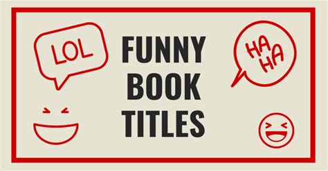 50 Outrageously Funny Book Titles Bookfox