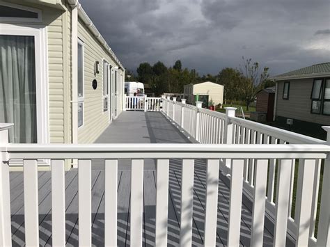 Static Caravan decking