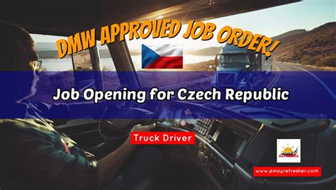 Job Opening For Czech Republic Under Magsaysay Global Services Inc