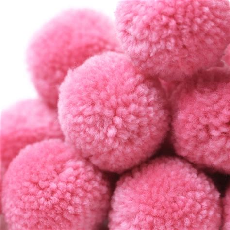 Yarn Pom Poms Yarn Poms Garland Poms P44 Dark Pink Pink Yarn Poms