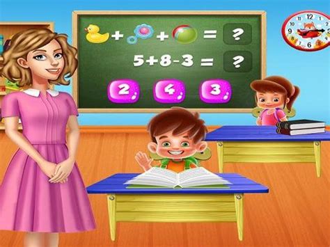 Play Kindergarten School Teacher Kids Learning Games Online Games For