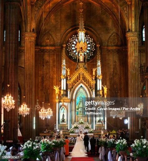 Basilica Of San Sebastian Manila Photos And Premium High Res Pictures