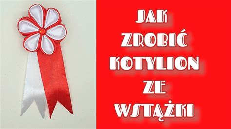 Jak zrobić łatwy kotylion ze wstążki KANZASHI 11 LISTOPADA 2 MAJA