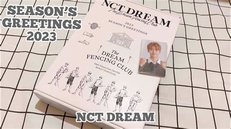 unboxing Seasons Greetings 2023 NCT Dream 2023 엔시티 드림 시즌 그리팅 YouTube