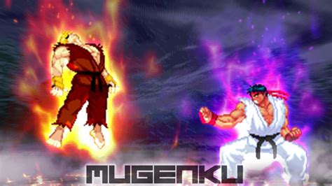 Reu Evil Ken Vs Shin Ryu Street Fighter MUGEN Multiverse YouTube