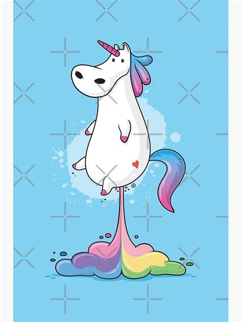 Fat Unicorn Farting Rainbows