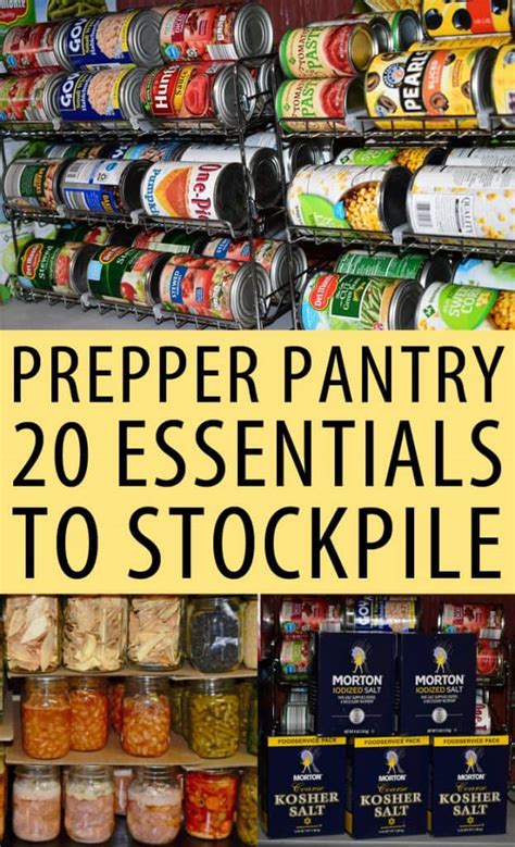 Prepper Pantry 21 Essentials To Stockpile