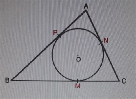 Questão 9 O Triângulo Abc Está Circunscrito à Circunferência De