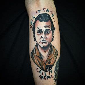 Tattoo uploaded by Robert Davies • Bill Murray Tattoo by Matt Cooley #traditional # ...