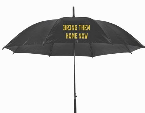 מטריית bring them home - שחור | עד עיצובים