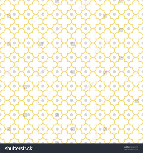 Traditional Quatrefoil Lattice Pattern Seamless Vector Stock Vector